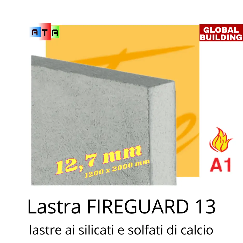GLOBAL BUILDING LASTRE FIREGUARD 13 1200 X 2000 MM
