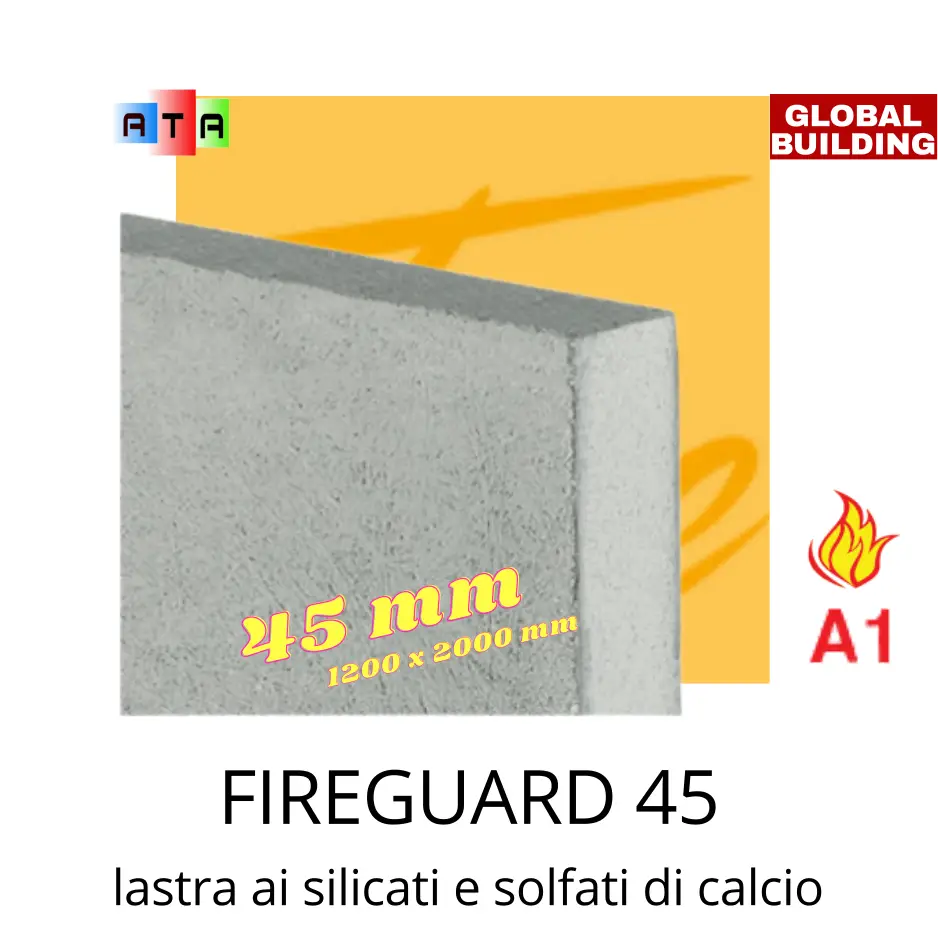 GLOBAL BUILDING LASTRA FIREGUARD 45 1200 X 2000 MM
