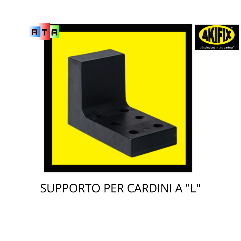 akifix NAF59002AK-06AK - SUPPORTO PER CARDINE A "L" - BULLDOG™