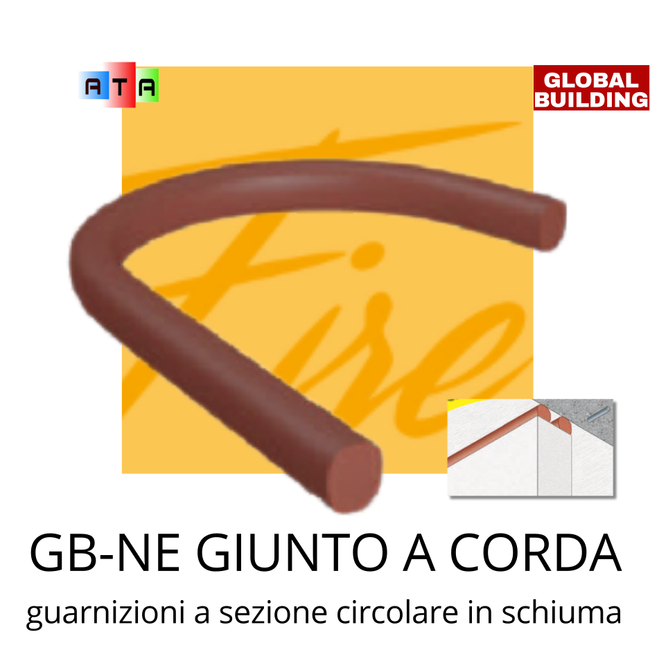 GLOBAL BUILDING GIUNTO A CORDA GB NE. guarnizioni a sezione circolare in schiuma GB-NE
