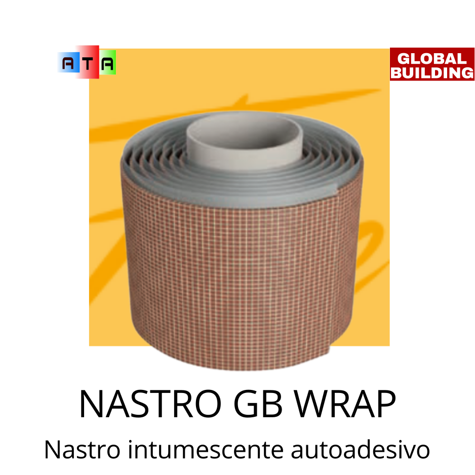 GLOBAL BUILDING NASTRO GB-WRAP. Nastro intumescente autoadesivo gb wrap