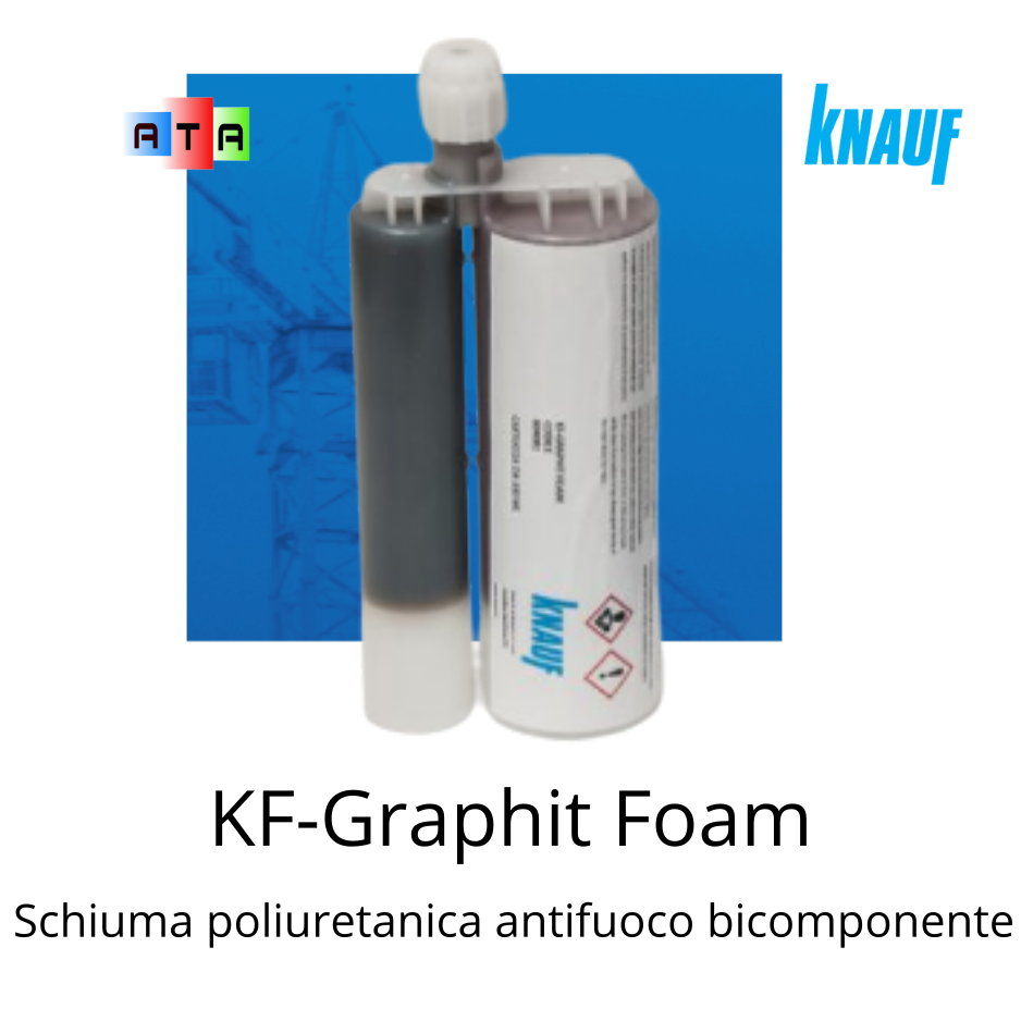 Knauf KF-GRAPHIT Foam schiuma Schiuma poliuretanica antifuoco bicomponente