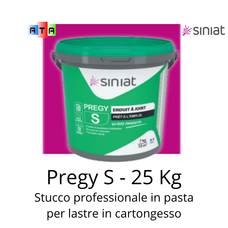 SINIAT Stucco IN PASTA Pregy S 25 KG